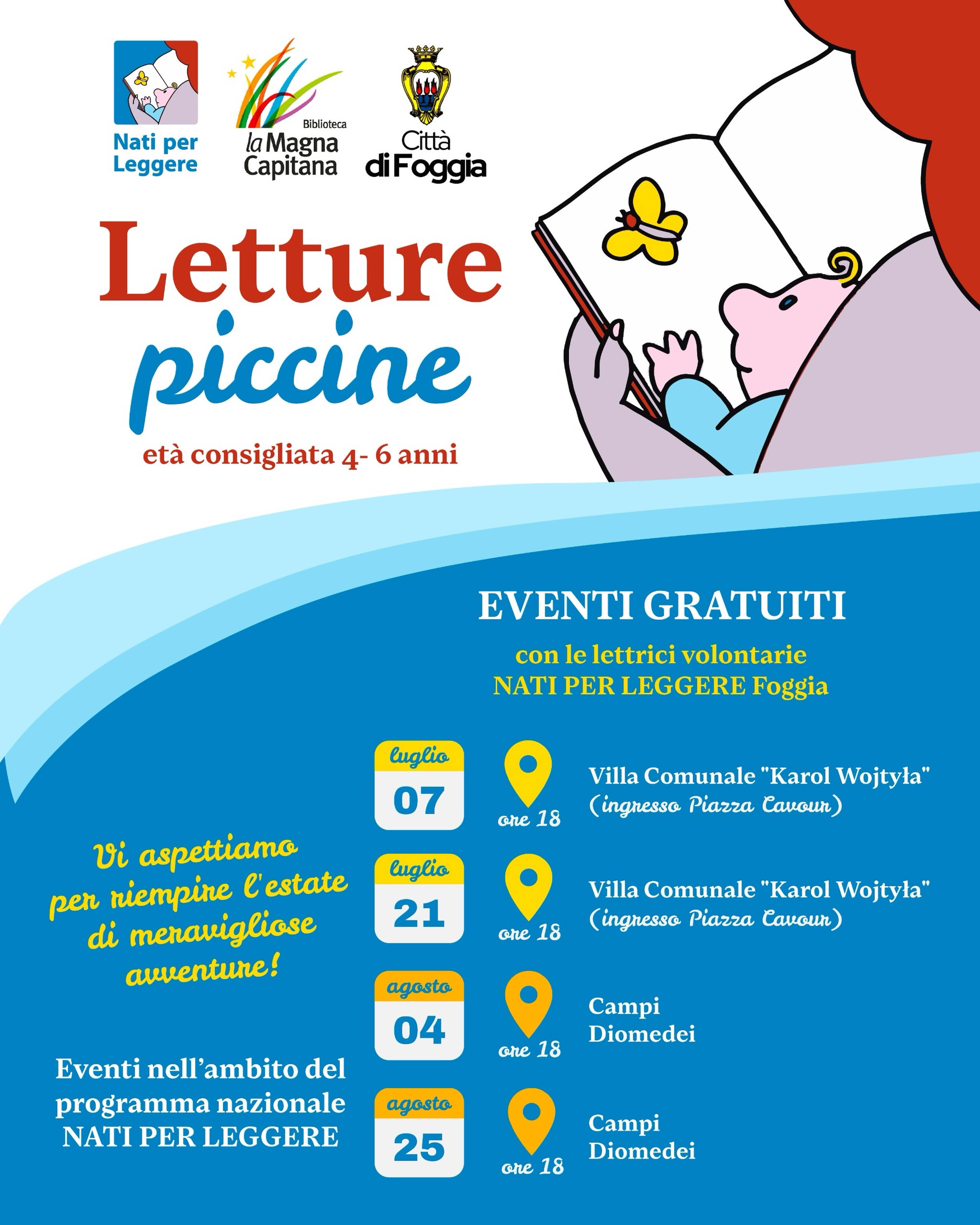 Letture piccine. Foggia Estate